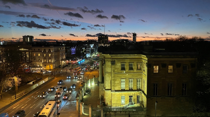 London fund research & travel diary by Graham O'Neill*